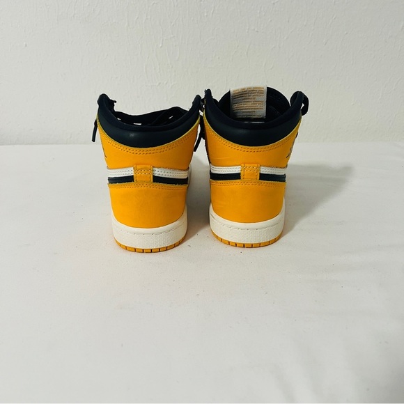 Jordan 1 Retro High OG (PS) 1Y Kids Taxi Black-Sail Sneakers AQ2664 711 - Picture 5 of 7